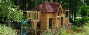 Victorian Style Playhouse - Asheville Playgrounds