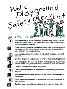 CPSC Public Playground Safety Checklist
